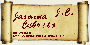 Jasmina Čubrilo vizit kartica